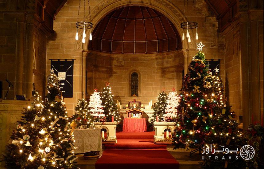 کلیساهای باکو در کریسمس